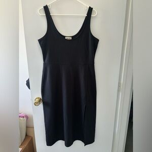 Open Edit Midi black tank dress